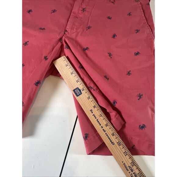 IZOD Performance Advantage Saltwater Golf Shorts 34 Lobsters Crabs Slash Pockets - Picture 4 of 8